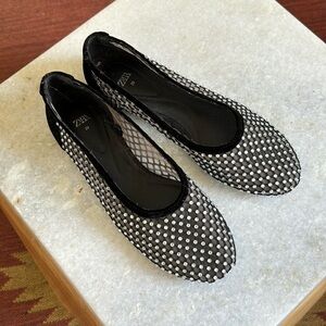 Zara rhinestone flats